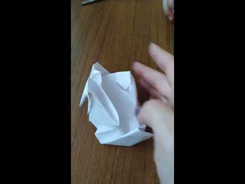 Двухтрубный кораблик из бумаги