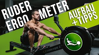 Concept2 Ruderergometer aufbauen - ANLEITUNG | Richtig RUDERN LERNEN | STRONGMOVE® Indoor Rowing