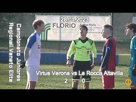 CAMPIONATO REGIONALE JUNIORES U19 ELITE VENETO – VIRTUS VERONA vs LA ROCCA ALTAVILLA – 28.01.2023