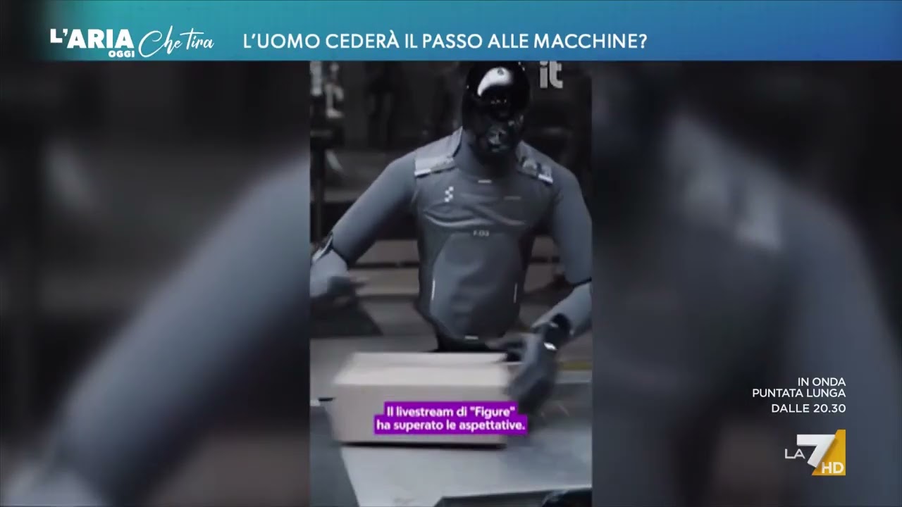 L'uomo cederà il passo alle macchine? David Parenzo: "Questo robot si chiama Stachanov, lavora ...