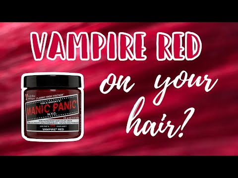 Manic Panic VAMPIRE RED | Hair Level Swatches