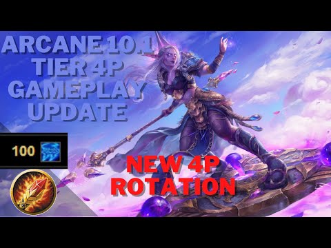 Arcane 4p Gameplay - New Rotation Dragonflight Season 2 (10.1)