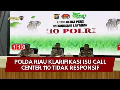 PRESISI UPDATE: POLDA RIAU KLARIFIKASI ISU CALL CENTER 110 TIDAK RESPONSIF 03/03/26 (13.00)