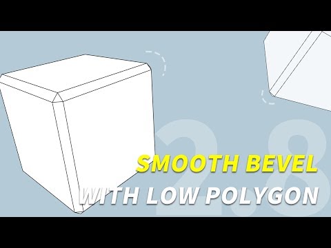 Blender Tip: Five ways to make smooth bevel with low resolution in blender 2.8