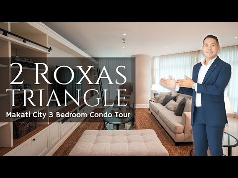 Condo Tour M3 • Explore a 300+ sqm. Luxury 3 Bedroom Condo for Lease in 2 Roxas Triangle in Makati