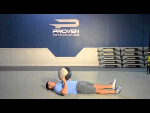 Fitivity: Lying Med Ball Chest Pass -