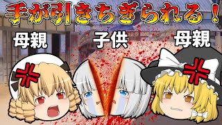 母親が2人！？子供の手を全力で引っ張りあう裁判！【ゆっくり茶番】【せせり先生】【アニメ】