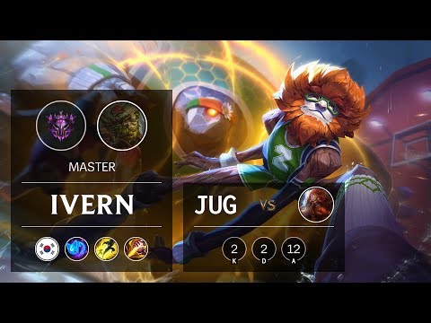 Ivern Jungle vs Gragas - KR Master Patch 9.13