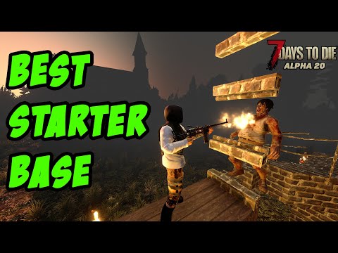 Best Beginner Base for Horde Night (7 Days to Die: Alpha 20)