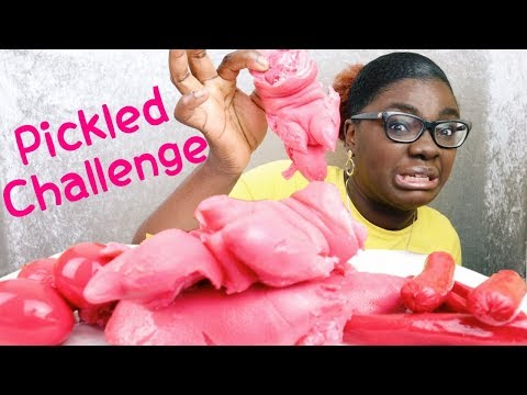 Pickled Food Challenge | Pickled Pigs Feet | Pickled...