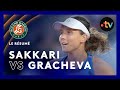 Roland-Garros 2024 : le résumé de M. Sakkari vs V. Gracheva (1er Tour)