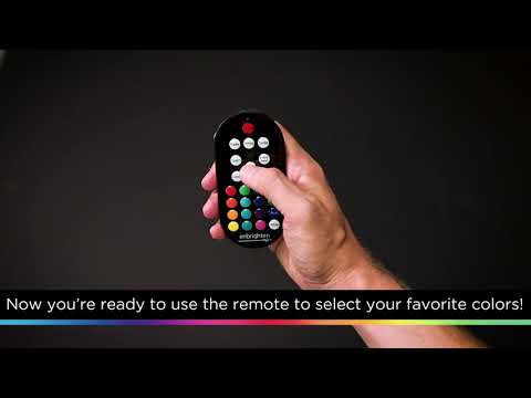 Pairing Your Enbrighten Seasons Lights Remote