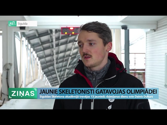 Skeletona akadēmijā trenējas 13 jaunie skeletona talanti
