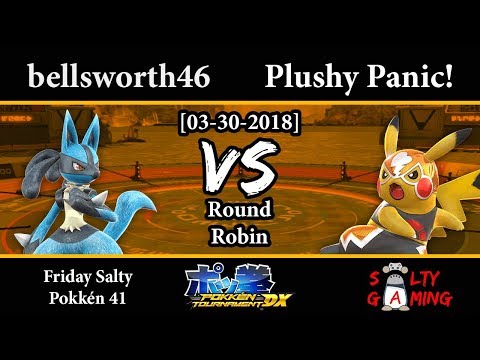 [2018-03-30] Pokkén - bellsworth46 (Lucario) vs Plushy Panic! (Pikachu Libre) RR