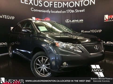 Used 2010 Grey Lexus RX 350 AWD Premium Walkaround Review | Cold Lake Alberta