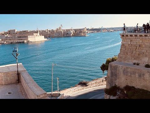 Malta Landmarks | Upper Barrakka Garden|National War Museum| Siege Bell War Memorial | Vlog 2