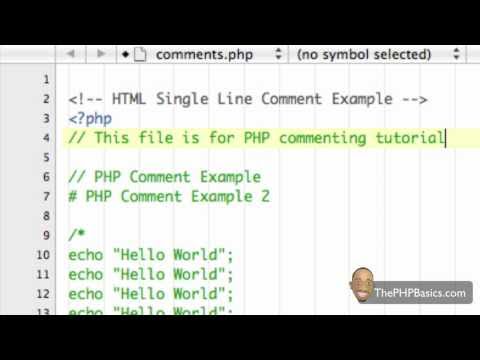 Tutorial 3 Php Comments