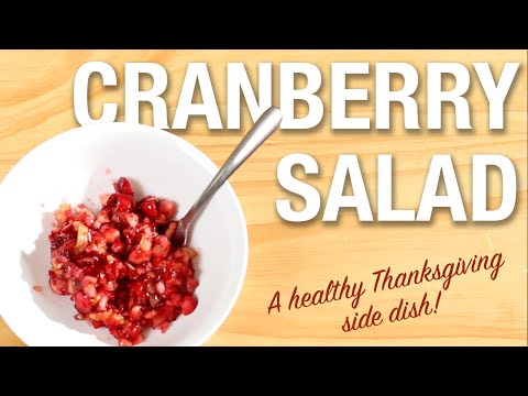 Recipe: Cranberry salad — a healthy Thanksgiving side dish