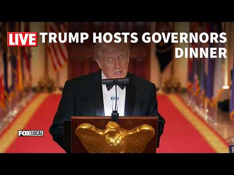 LIVE: President Trump hosts Governors dinner at White House | FOX 5 DC