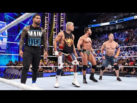 Cena Cody Knight & Jey Fight The Bloodline & Judgement Day – WWE Smackdown 10/6/23 (Full Segment)