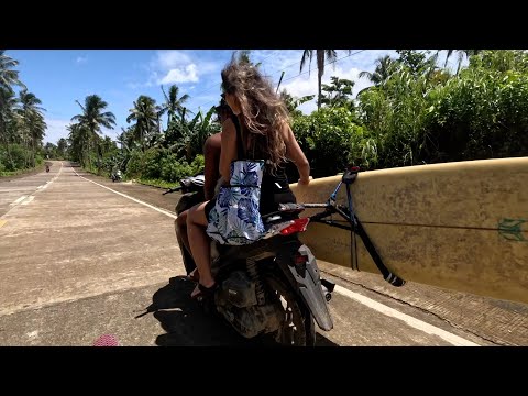 #45 Surfing Siargao Island as Beginners | Secret Spot, Guiuan (Giwan) - Day 1