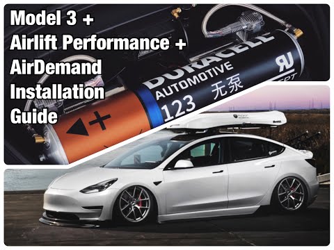 Tesla Model 3: Airlift Performance 3H with AirDemand Bags quick install guide