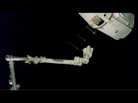 Arab Today- SpaceX Dragon supply ship docks