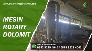 Mesin Rotary Dryer -  Mesin Pengering Tepung 