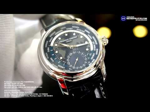Laikrodis Frederique Constant Classics Manufacture Worldtimer FC-718NWM4H6