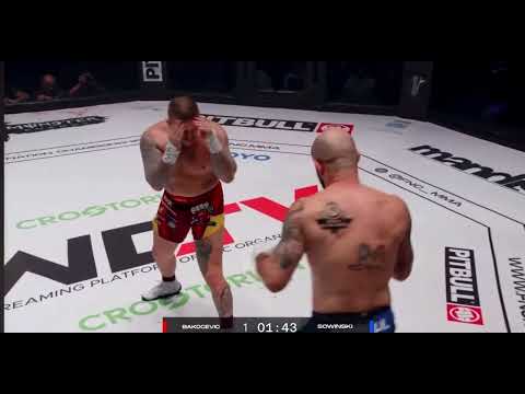 VASO BAKOCEVIC BRUTALNO NOKAUTIRAN PRED SVOJOM PUBLIKOM - VASO BAKOCEVIC VS SOWINSKI