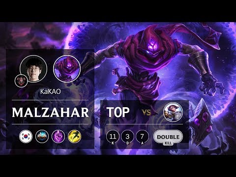 Malzahar Top vs Fiora - KR Grandmaster Patch 9.24