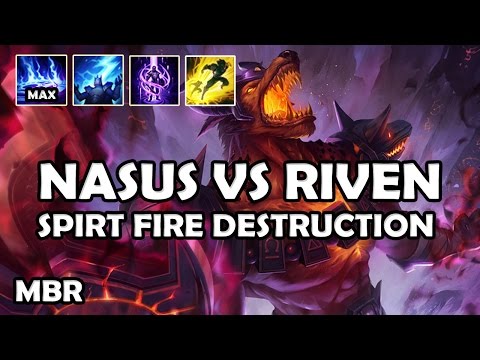 Infernal Nasus Vs Riven | E Build "Quas" Nasus | Thunderlords | Season 7
