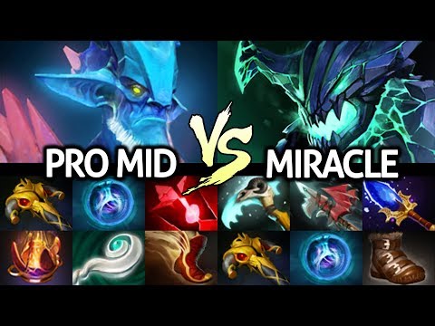 MIRACLE [Outworld Devourer] Monster Rampage Against Pro Leshrac Mid 7.23 Dota 2