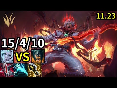 Viego Jungle vs Olaf - KR Master | Patch 11.23