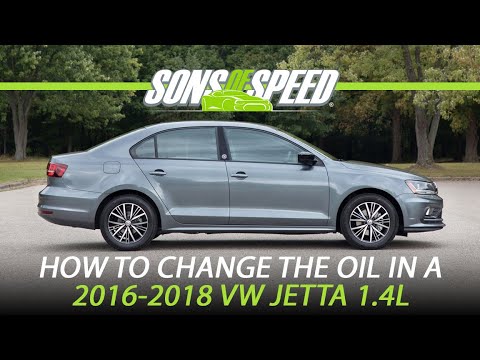 How to Change the Oil in 2016-2018 VW Jetta 1.4L | Sons of Speed