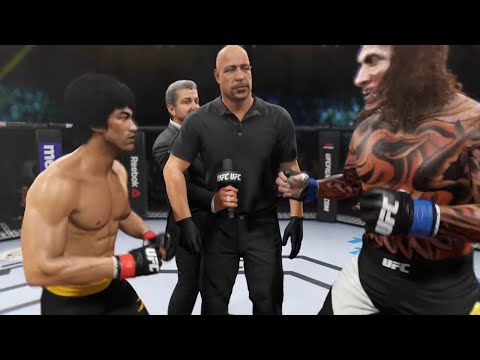 Bruce Lee vs. Creepy Monster - EA Sports UFC 2 - Dragon Fights 🔥🐲