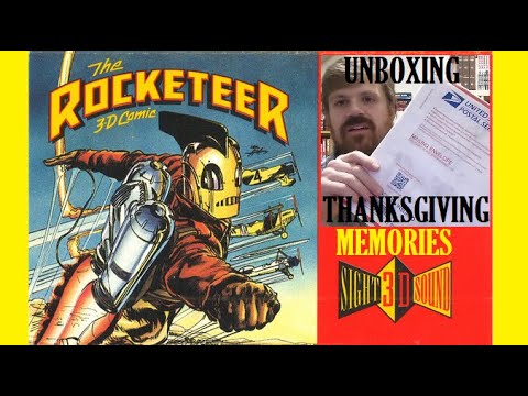 Unboxing Childhood Memories on Thanksgiving! The Rocketeer Comic that came w/ 3D art + audio (MM102)