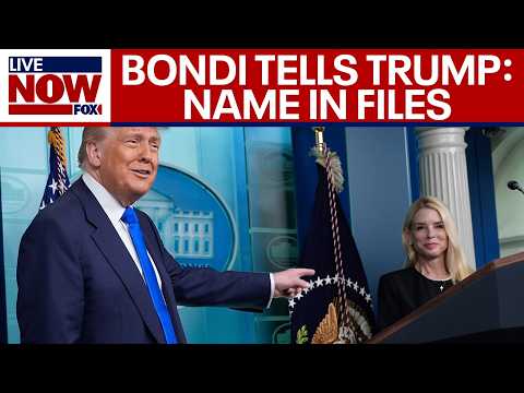 Video | AG Bondi told President Trump he's named in Epstein files, according to WSJ report
