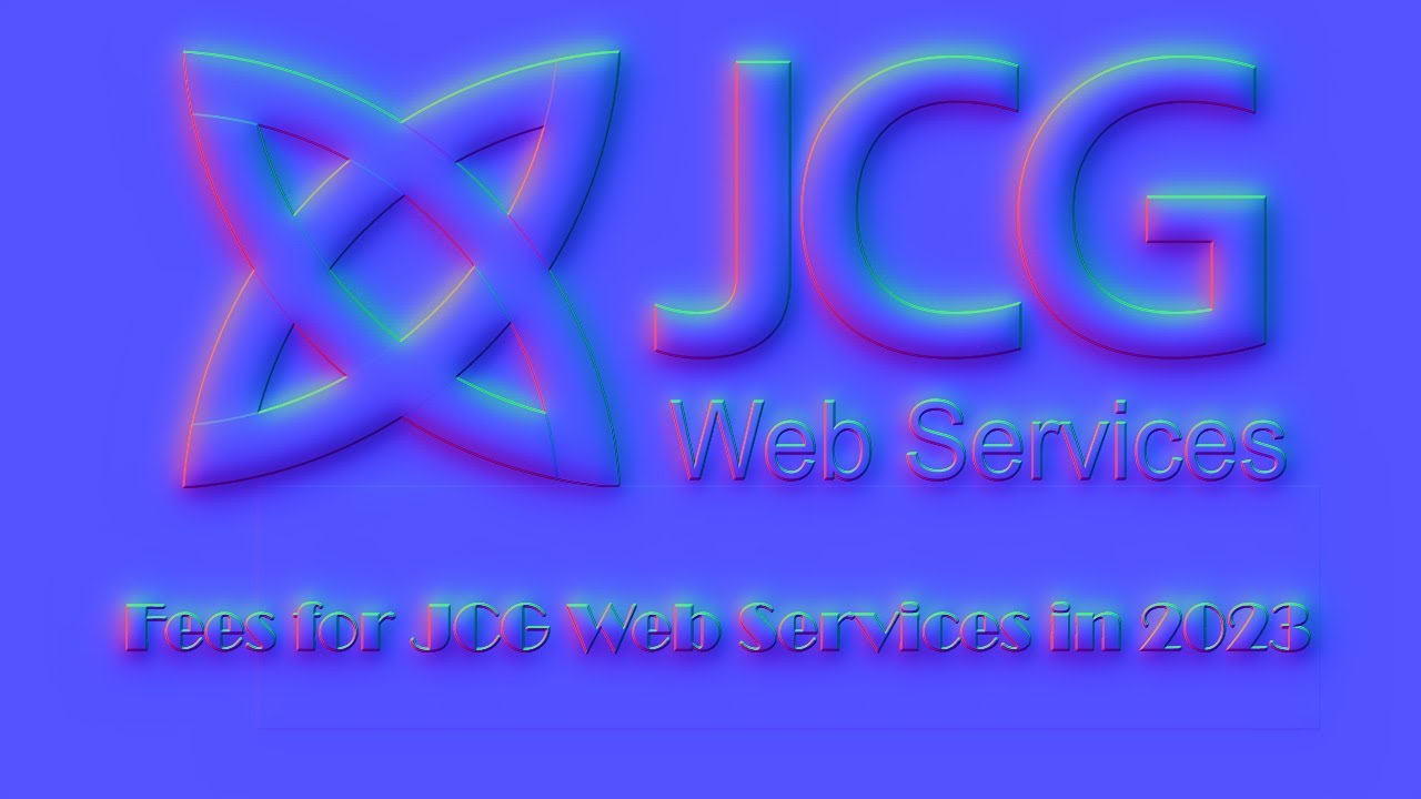 Fees for JCG Web Services in 2023