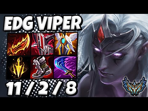Varus vs Sivir ADC [ EDG Viper ] Korea Challenger Patch 12.14 ✅