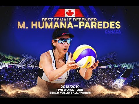 Melissa Humana-Paredes - Best Defensive Player |  FIVB World Tour Beach Volleyball Awards 2018/19
