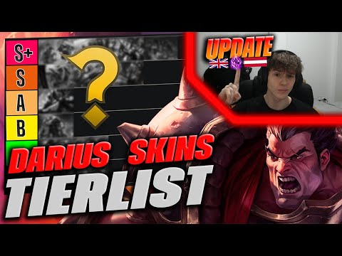 DARIUS SKINS TIERLIST & UPDATE ON FUTURE!