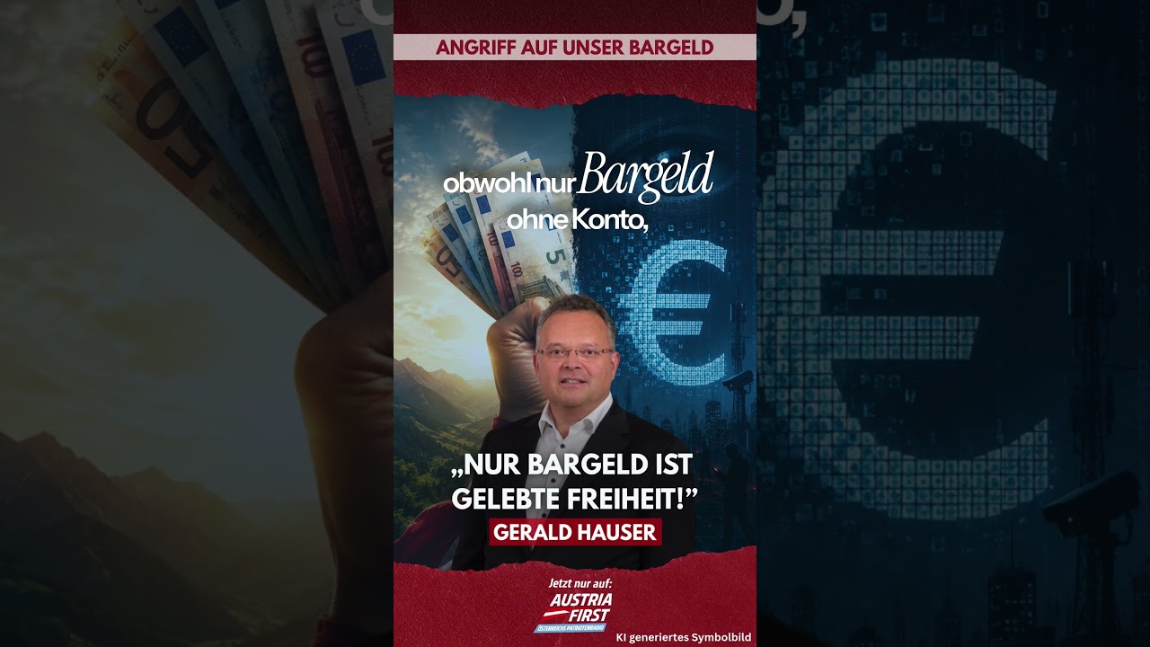 Nur Bargeld ist gelebte Freiheit! - Gerald Hauser