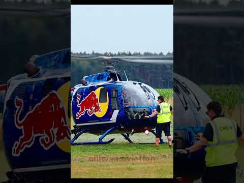 Flying Bulls Bo 105 🚁 Landung ganz nah (EPLS)