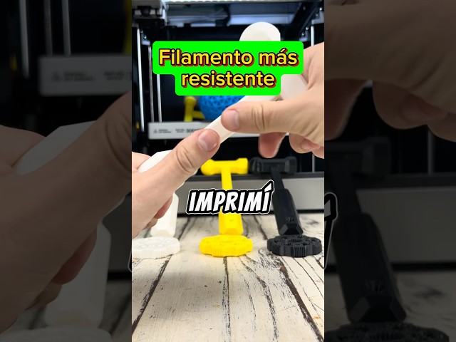 Vídeo relacionado con TECBEARS Filamento ABS 1,75mm 1KG Transparente, Resistente al Calor, Alta Resistencia a Impactos, Filamento de Impresión 3D Duradero, Bobina de 1 kg