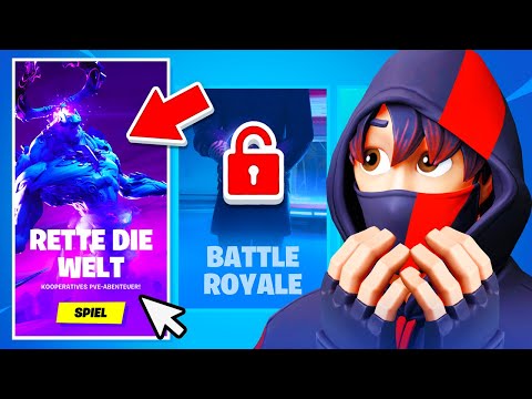 😳😱 Ich spiele das 1. mal Fortnite Rette die Welt (unglaublich)...