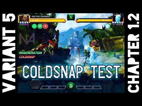 Testing Iceman's Coldsnap Damage in Variant 5 (Blood and Venom) Chapter 1.2