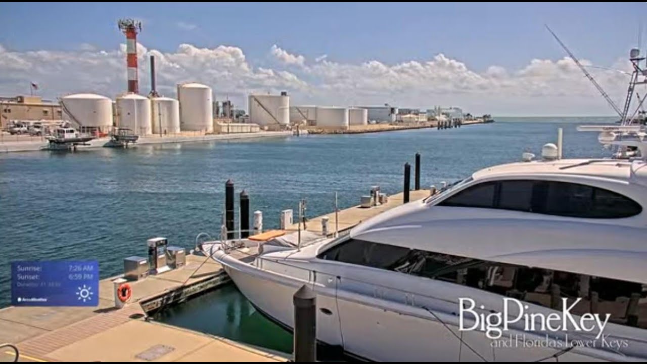 Live webcam view of Big Pine Key Marina