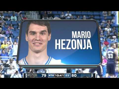 2015-10-21 NBA PS Mario Hezonja vs New Orleans