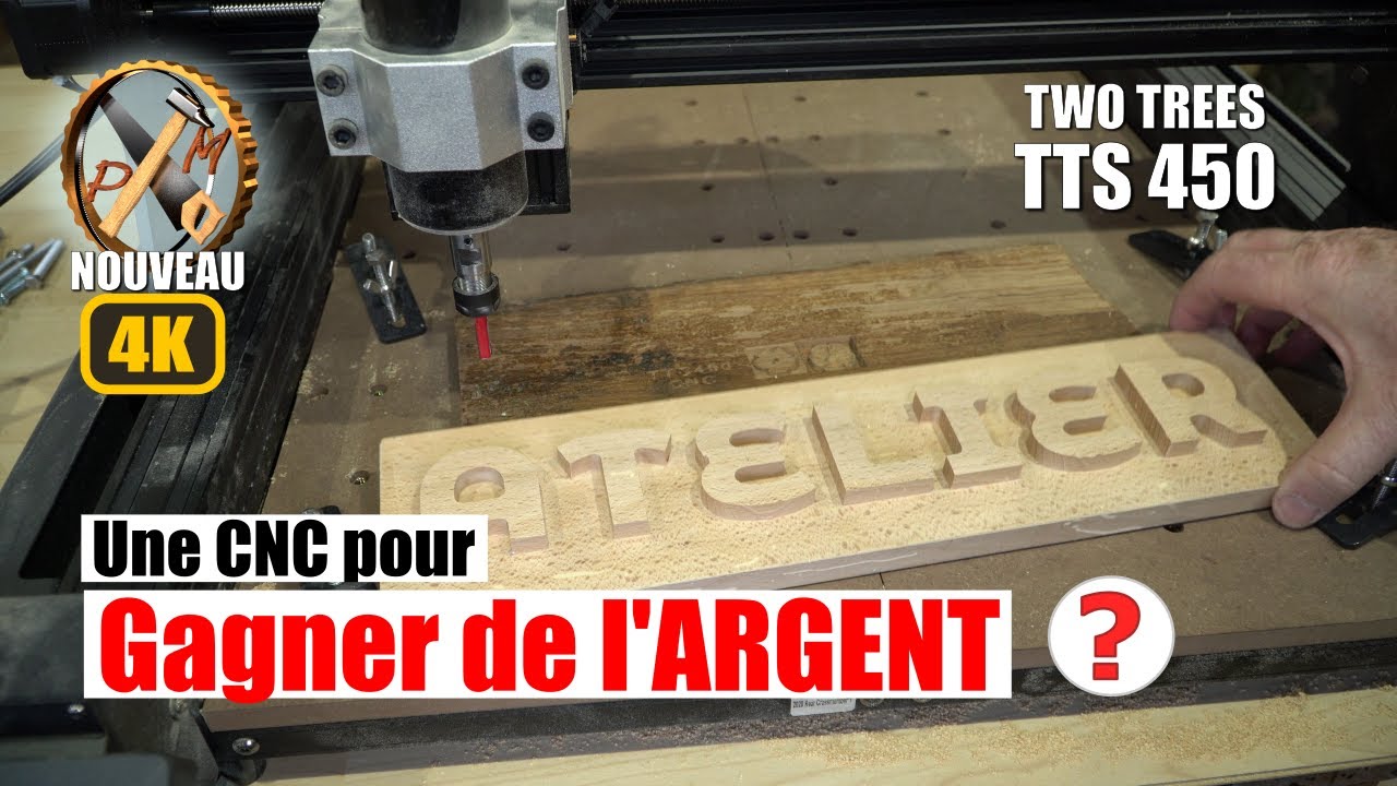 Cette CNC N'EST PAS un JOUET et pourtant elle est ABORDABLE - Two Trees TTS 450 - CNC Pas cher
